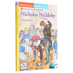 现货 Nicholas Nickleby 尼古拉斯·尼克比 B2级 英式英语 分级读物 Global ELT Graded Reader 配在线音频不含CD