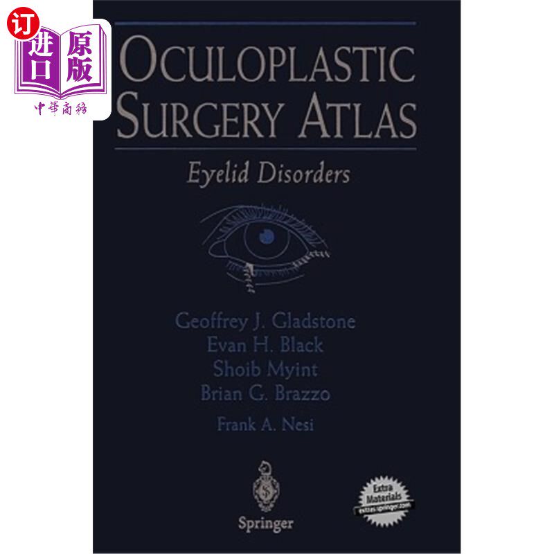 海外直订医药图书Oculoplastic Surgery Atlas: Eyelid Disorders 眼整形外科图集:眼睑疾病