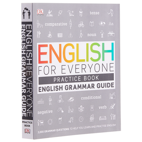 人人学英语语法练习册 英文原版 DK-English for Everyone English Grammar Guide Practice Book 英语学习【中商原版】