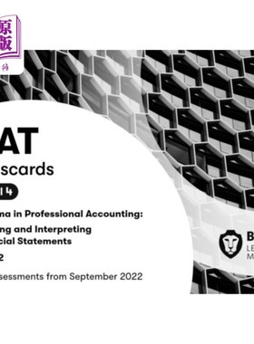 海外直订AAT Drafting and Interpreting Financial Statemen... 起草和解释财务报表