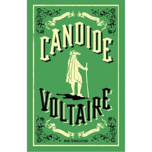 伏尔泰 老实人 Candide 英文原版 Voltaire 法国思想家 哲理性讽刺小说代表作 批判盲目乐观主义哲学【中商原版】