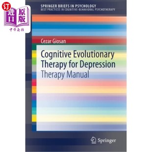 Evolutionary for 抑郁症 海外直订医药图书Cognitive Therapy Manual 认知进化疗法：治疗手册 Depression