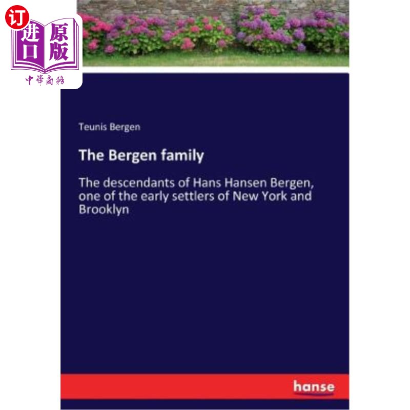 海外直订The Bergen family 卑尔根家族