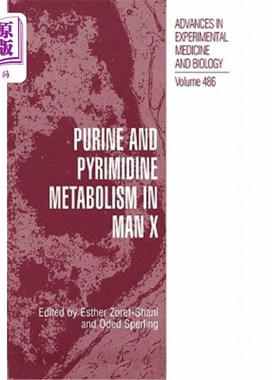 海外直订医药图书Purine and Pyrimidine Metabolism in Man X 嘌呤和嘧啶在人X中的代谢