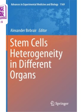 海外直订Stem Cells Heterogeneity in Different Organs 不同器官干细胞的异质性