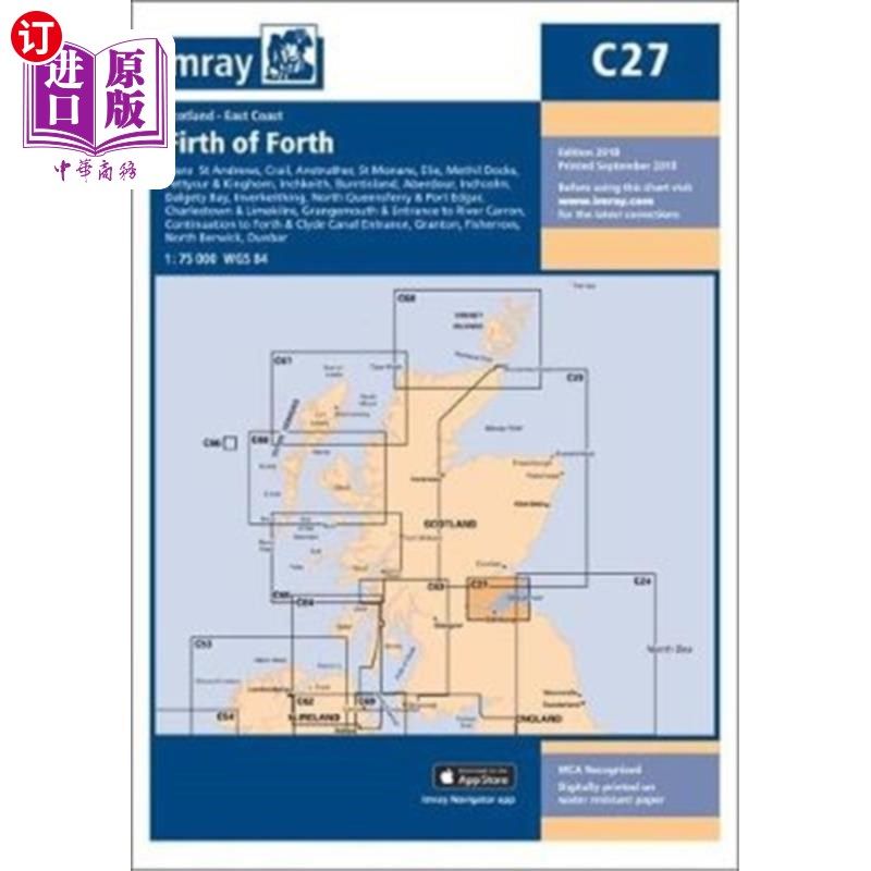 海外直订Imray Chart C27 Imray图C27