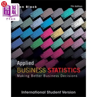 商业应用统计:制作更好的业务决策 Applied Business Statistics, Making Better Business Decisions 英文原版 中商原版