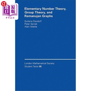 海外直订Elementary Number Theory, Group Theory and Ramanujan Graphs 初等数论、群论和拉马努扬图