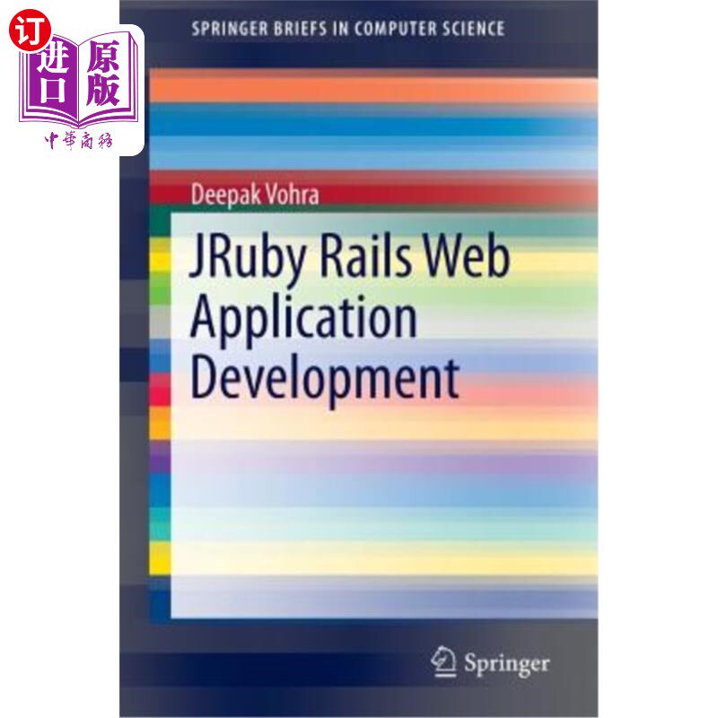 海外直订Jruby Rails Web Application Development Jruby Rails Web应用程序开发