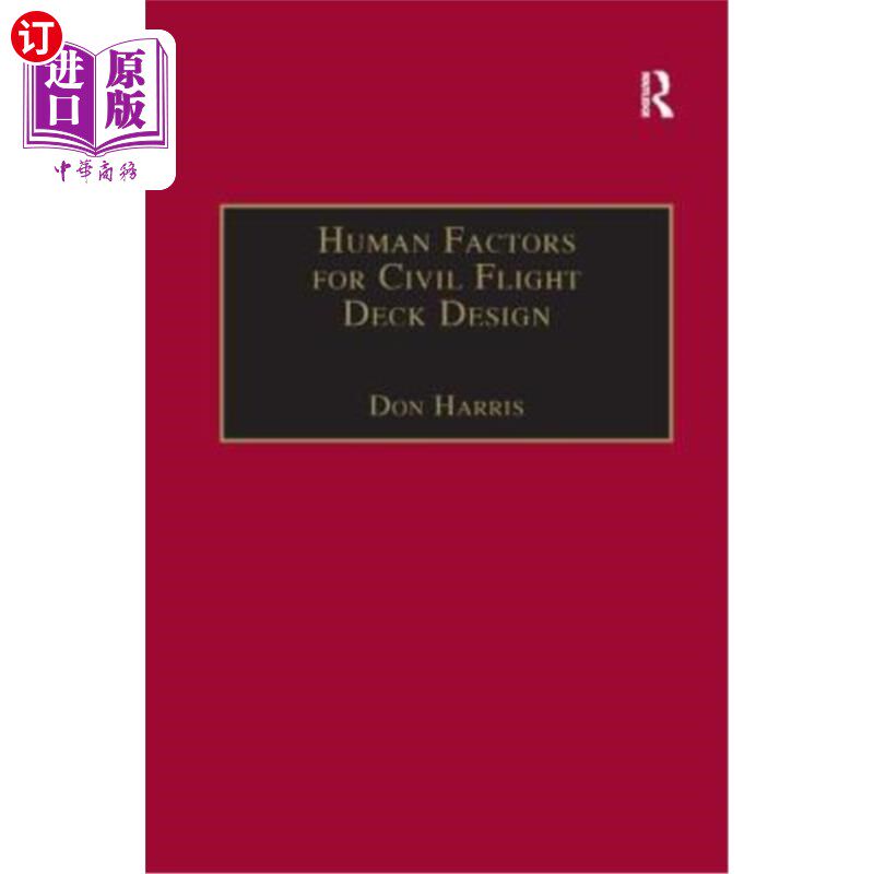 海外直订Human Factors for Civil Flight Deck Design 民用飞行甲板设计中的人为因素