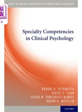 海外直订医药图书Specialty Competencies in Clinical Psychology 临床心理学专业能力