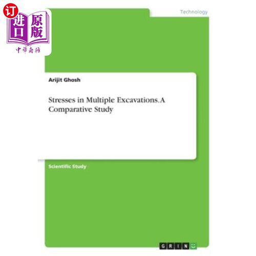 海外直订Stresses in Multiple Excavations. A Comparative Study 多个开挖中的应力。比较研究