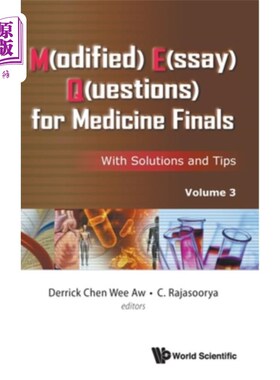 海外直订医药图书M(odified) E(ssay) Q(uestions) for Medicine Finals: With Solutions and Tips, Vol 医学期末考试的M（