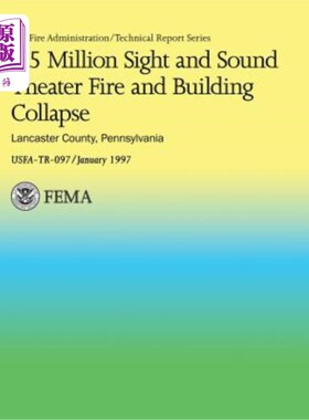 海外直订$15 Million Sight and Sound Theater Fire and Building Collapse Lancaster County, 1500万美元的视觉和声音剧院