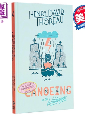 梭罗 荒野孤舟 英文原版 Canoeing in the Wilderness Henry David Thoreau 纪实文学 大师经典 亲近自然【中商原版】