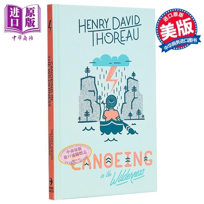 梭罗 荒野孤舟 英文原版 Canoeing in the Wilderness Henry David Thoreau 纪实文学 大师经典 亲近自然【中商原版】