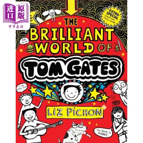 汤姆盖茨的涂鸦日记1 汤姆盖茨的奇妙世界(15周年纪念版) 英文原版 Tom Gates The Brilliant World of Tom Gates