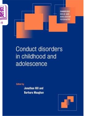 海外直订医药图书Conduct Disorders in Childhood and Adolescence 儿童和青少年行为障碍