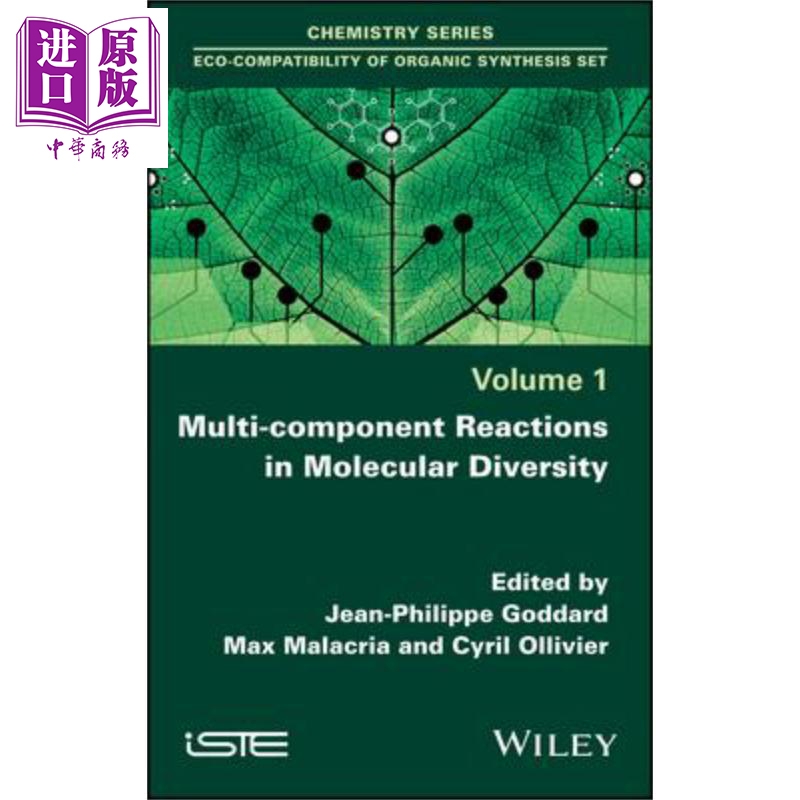 现货 分子多样化的多组分反应 Multi-Component Reactions in Molecular Diversity 英文原版 Jean-Philippe Goddard � 书籍/杂志/报纸 原版其它 原图主图