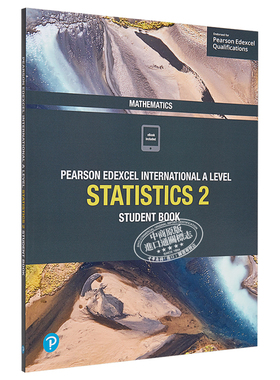 Edexcel International A Level Mathematics Statistics 2 Student Book 英文原版 爱德思国际A级数学统计2学生手册【中商原
