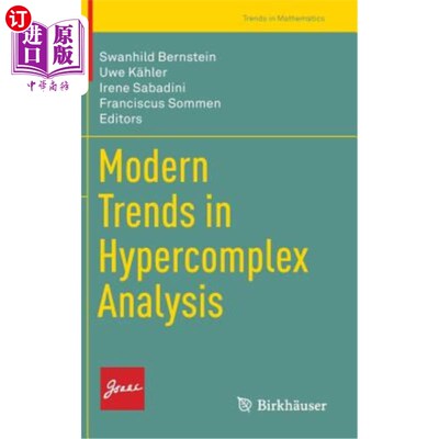 海外直订Modern Trends in Hypercomplex Analysis 超复数分析的现代趋势