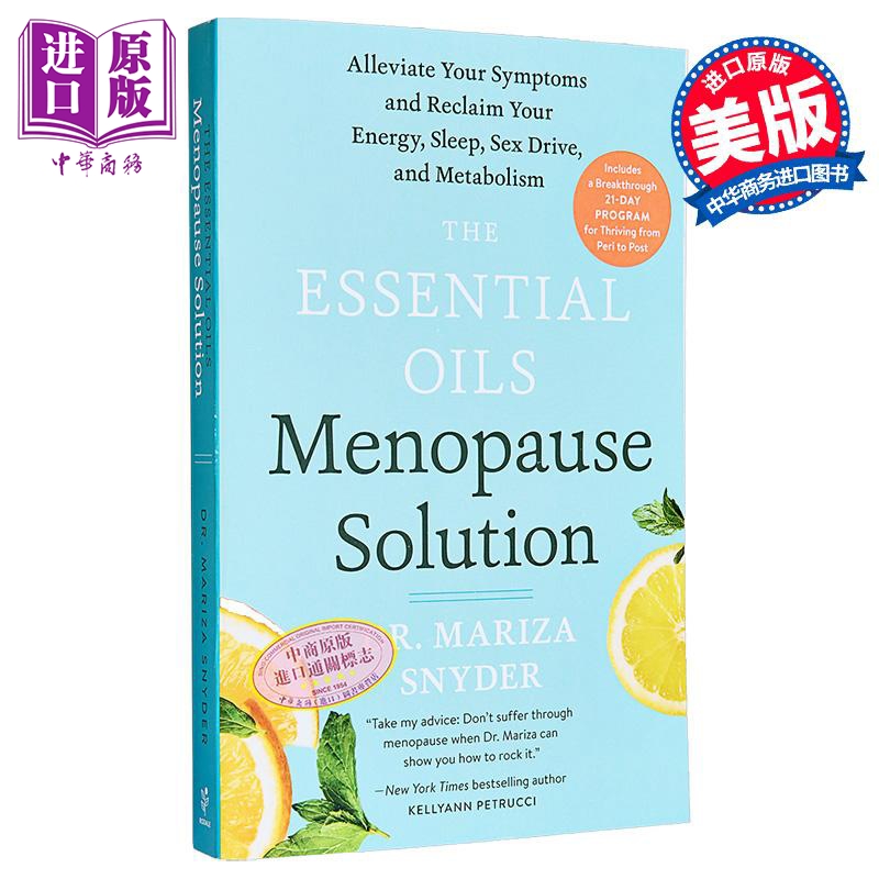 精油更年期解决方案 The Essential Oils Menopause Solution 英文原版 Dr Mariza Snyder【中商原版】
