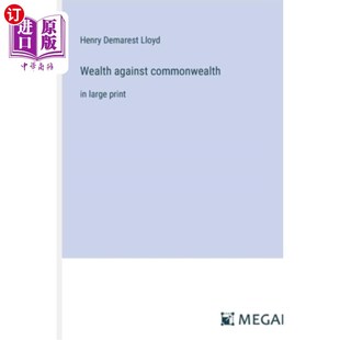 against print commonwealth large 财富对抗联邦：用大字 海外直订Wealth
