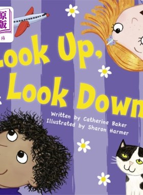 海外直订Bug Club Guided Fiction Reception Pink A Look Up... 虫子俱乐部引导小说招待会粉红色向上看，向下看