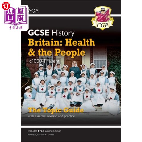 海外直订GCSE History AQA Topic Guide - Britain: Health a... GCSE历史AQA主题指南-英国:健康和人民:c1000-现在