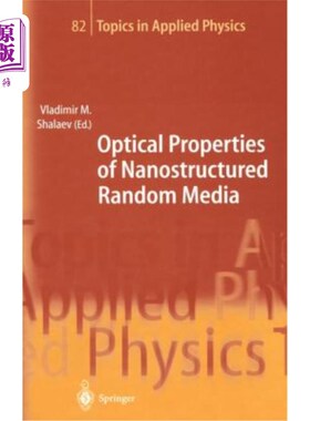 海外直订Optical Properties of Nanostructured Random Media 纳米结构随机介质的光学性质