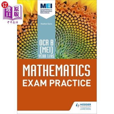 海外直订OCR B [MEI] Year 1/AS Mathematics Exam Practice OCR B [MEI]一年级/AS数学考试练习