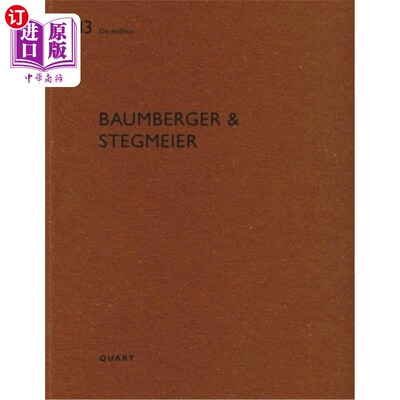 海外直订Baumberger & Stegmeier: de Aedibus 83 鲍姆伯格和斯泰格迈尔：《爱德》83