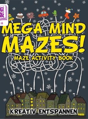 海外直订Mega Mind Mazes! Maze Activity Book 超级思维迷宫！迷宫活动手册
