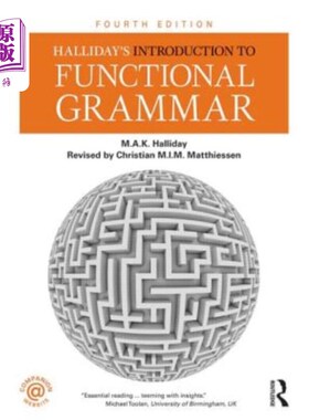 海外直订Halliday's Introduction to Functional Grammar 韩礼德的《功能语法导论》