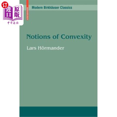 海外直订Notions of Convexity 凸性概念