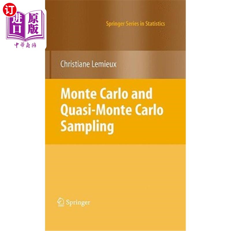 海外直订Monte Carlo and Quasi-Monte Carlo Sampling 蒙特卡罗与拟蒙特卡罗抽样