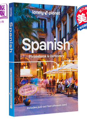 预售 孤独星球短语和词典 西班牙语 第9版 英文原版  Lonely Planet Spanish Phrasebook & Dictionary 9【中商原版】