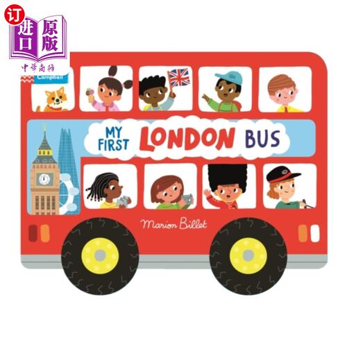 海外直订Whizzy Wheels: My First London Bus 呼啸轮:我的第一辆伦敦巴士