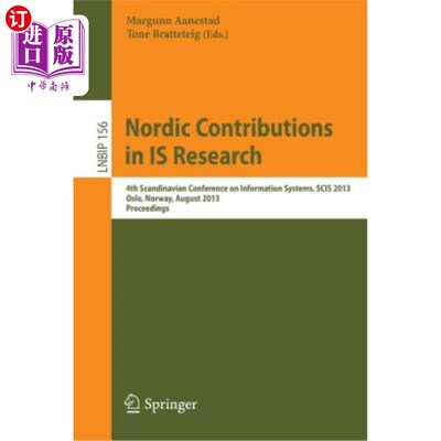 海外直订Nordic Contributions in Is Research: 4th Scandinavian Conference on Information  北欧对信息系统研究的贡献：