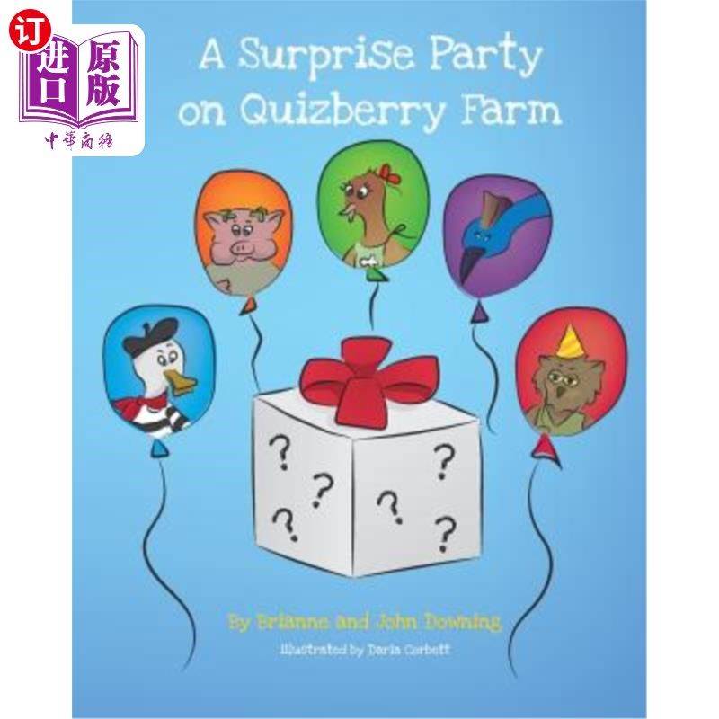 海外直订A Surprise Party on Quizberry Farm Quizberry农场的惊喜派对