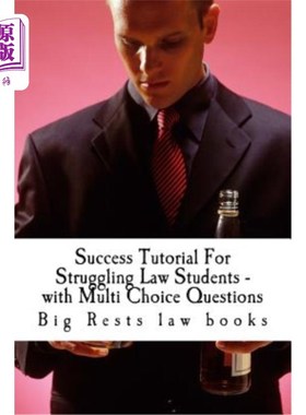 海外直订Success Tutorial For Struggling Law Students - with Multi Choice Questions: Big  为努力学习法律的学生提供的