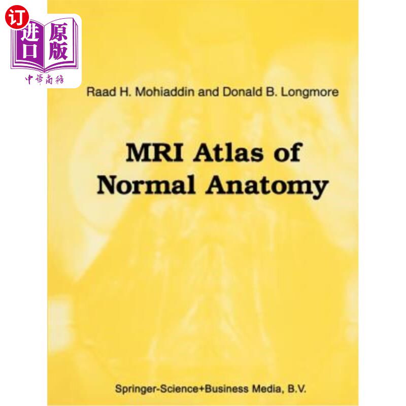 海外直订医药图书MRI Atlas of Normal Anatomy 正常解剖MRI图谱