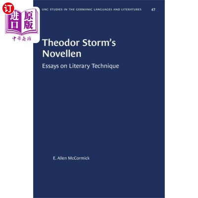 海外直订Theodor Storm's Novellen 西奥多·斯托姆的中篇小说