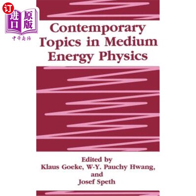 海外直订Contemporary Topics in Medium Energy Physics 中能物理的当代主题