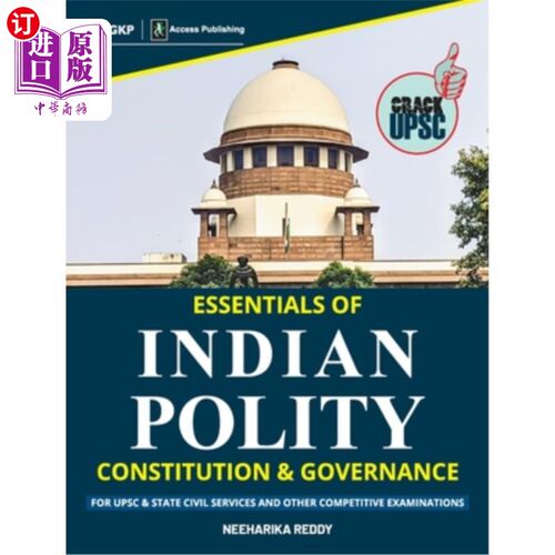 海外直订Essentials of Indian Polity: Constitution & Governance by Neeharika Reddy 《印度政体要点：宪法与治理》，作