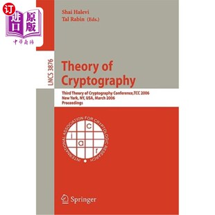 学理论：第三届密码 Conference 密码 2006 Tcc Theory New 学理 Cryptography 海外直订Theory Third