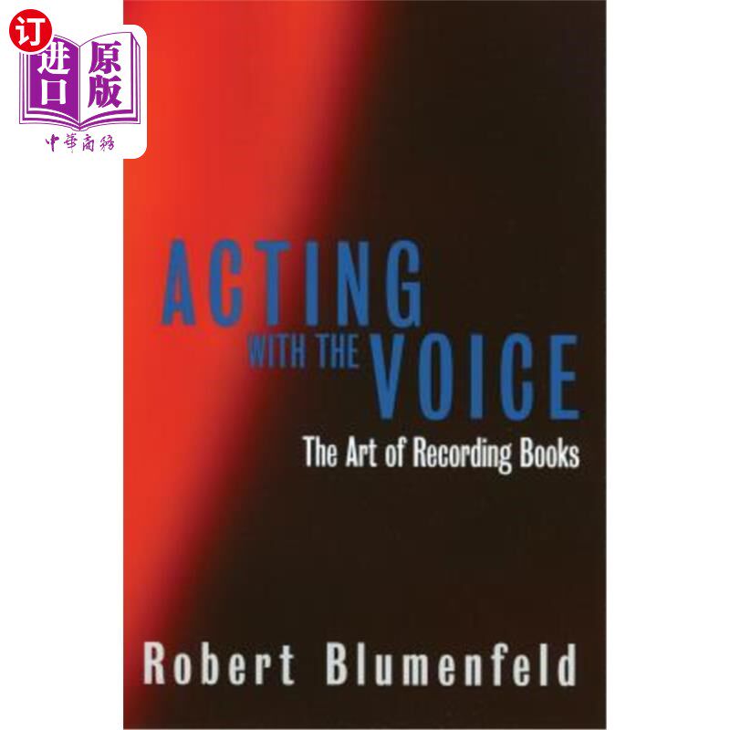 海外直订Acting with the Voice: The Art of Recording Books 用声音表演：记录书籍的艺术