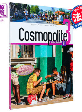 成人法语教材 Cosmopolite 3 学生用书 法文原版 Cosmopolite Niveau 3 Livre de l eleve Nathalie Hirschsprung【中商原版?