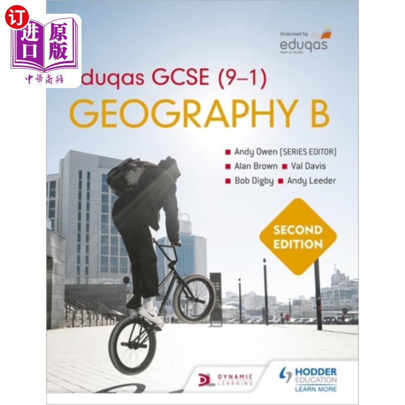 海外直订Eduqas GCSE (9-1) Geography B Second Edition Eduqas GCSE(9-1)地理B第二版