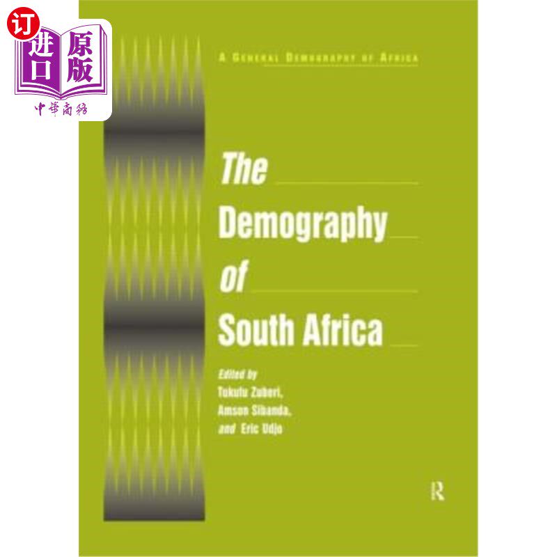 海外直订The Demography of South Africa 南非的人口统计